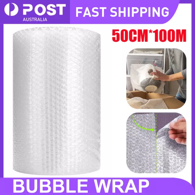 10Mm p10 bubbles 500mm x 100m meters bubble wrap roll clear