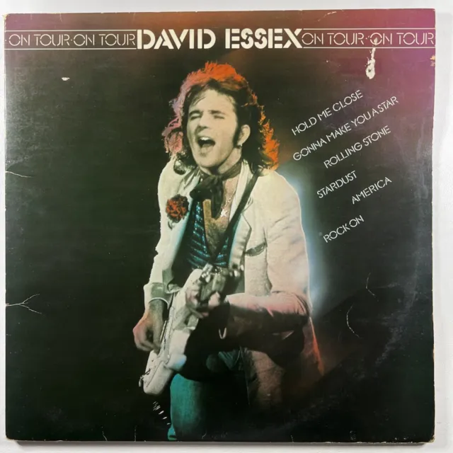 David Essex ""On Tour"" 2LP/CBS 95000 (EX) Gatefold Reino Unido 1976