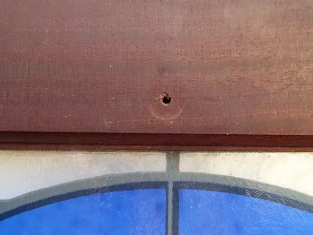 hardwood front Door Glass Panel Edwardian Victorian Door 6