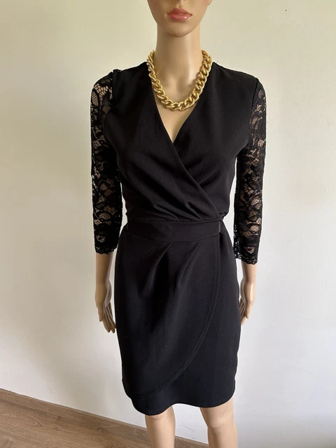 Robe Noire NEXT Taille 12 – A-Line Col V – Neuve Sans étiquette