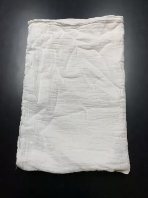 One Restoration Hardware Italian Crinkled Linen Cotton King Lounger Sham White
