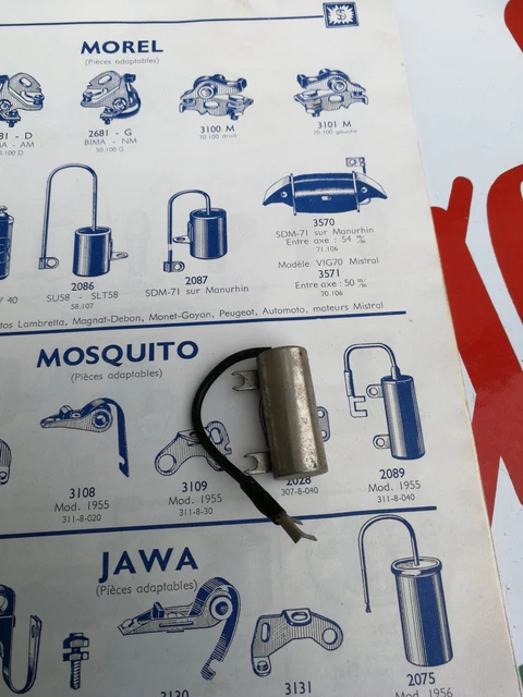 N.O.S condensateur MOSQUITO PRESTO allumage