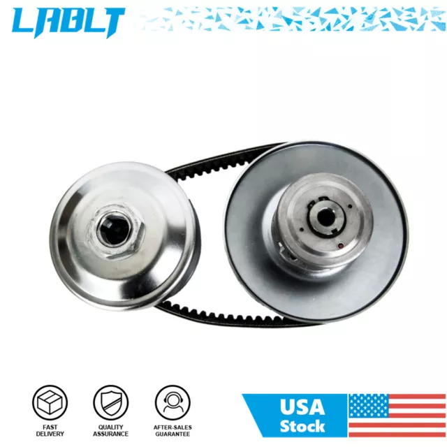 LABLT 40 Series Go Kart 1" Driver Clutch 5/8" Belt Set Torque Converter 209133A