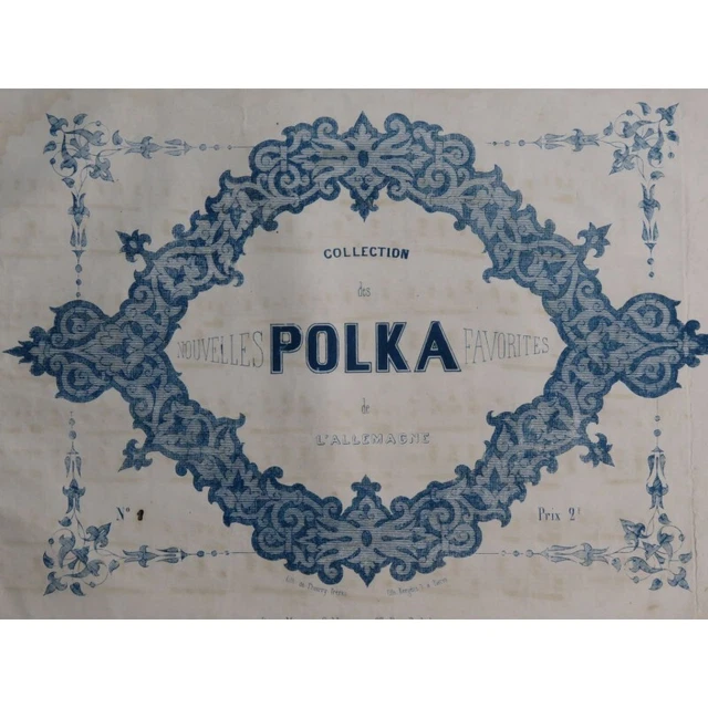 STRAUSS Johann La Carlotta Polka Piano ca1835