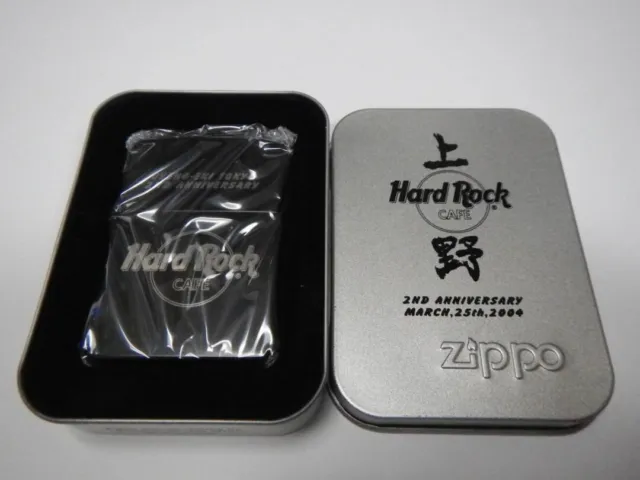 Zippo Hard Rock Cafe Ueno Limited edition Anniversary Unused Rare