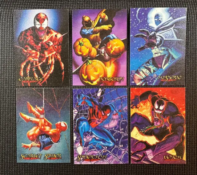 1996 Spider-Man Premium - Canvas - Complete 6 Card Set