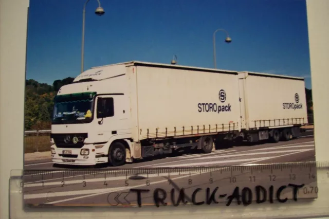 Truck Photo, Lkw Foto, Mercedes Benz Actros Volumenlastzug, Storopack