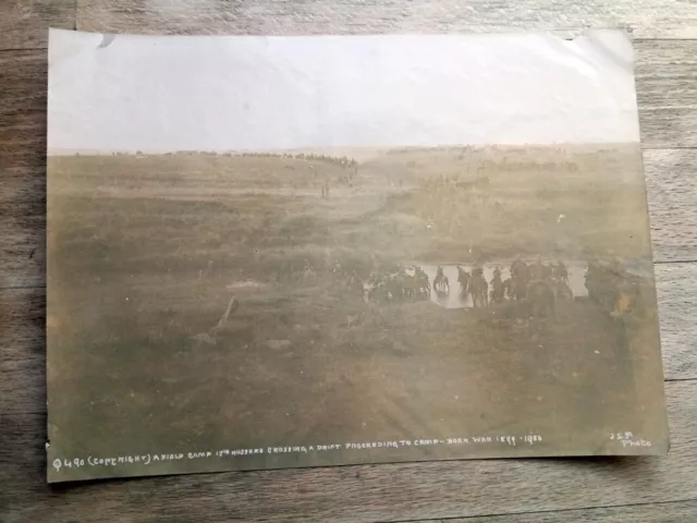 Boer War photo 1900 - Field Camp Of 18th Hussars - Many Soldiers - Cavalry