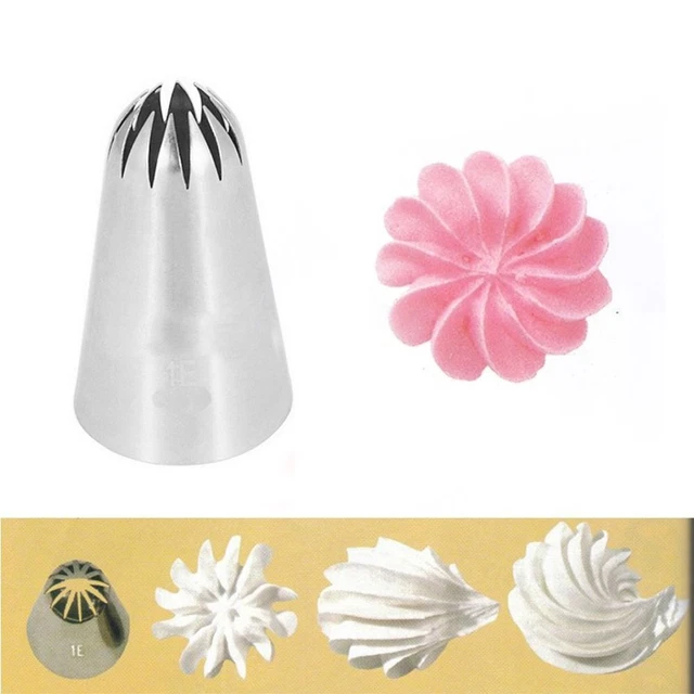 Puntas de acero para pastelería boquilla de flores molde para hornear helado herramienta boquillas para tuberías de hielo