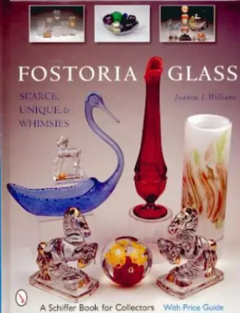 Fostoria Glass book cake stand punch bowl coin pitcher