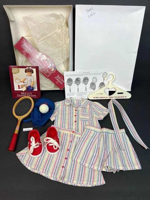 American Girl Doll Pleasant Company Miss Molly Victory Costume Tap Shoes RETIRED