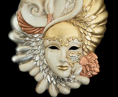 Mask Ceramic from Venice - Lady IN Swan - Decoration Wall - XL- 2029 XX3 3