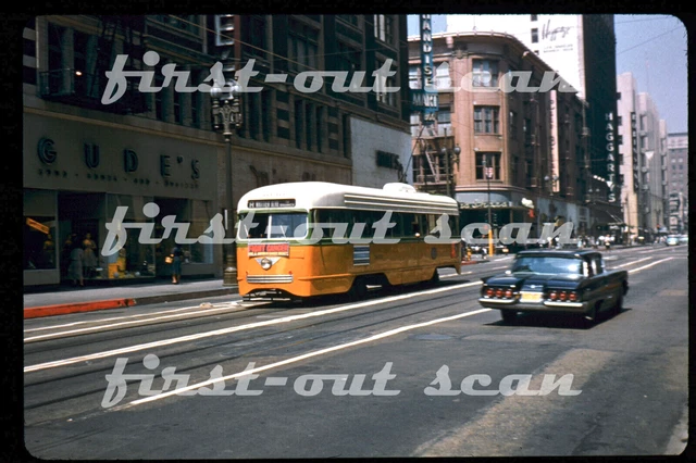 R DUPLICATE SLIDE - LATL Los Angeles 3030 PCC Trolley Scene