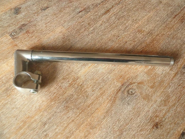 Potence de guidon de vélo traditionnelle vintage en alliage résistant à l'usure et durable 22 mm