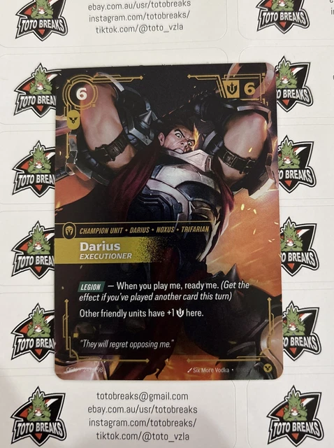 DARIUS EXECUTIONER - FOIL - Riftbound Origins - League of Legends $6.73 ...