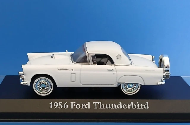 Miniature Voiture Ancienne Tekno Ford Thunderbird – Échelle 1/43 – Jaune – Vintage Danemark