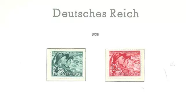 Deutsches Reich Jahrgang 1938 - Mi-Nr. 660-685 ** postfrisch - Mi. 447,-