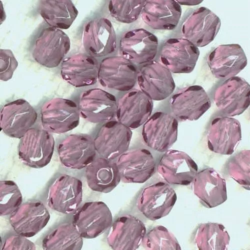 60 FACETTES Cristal de Bohême 4 MM ALEXANDRITE