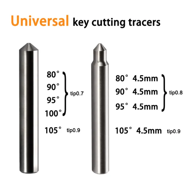 Universal HSS Dimple Tracer for Manual Key Cutting Machine Locksmith Tools