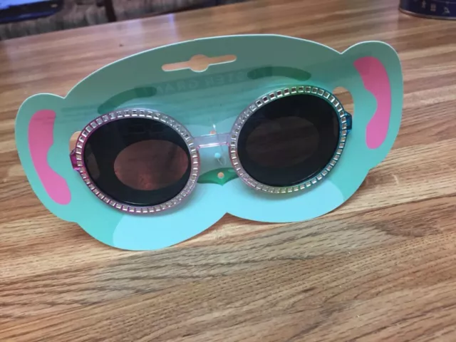Foster Grant Kids ages 3+ Sunglasses 100% Uva/ Protection silver party time NWT