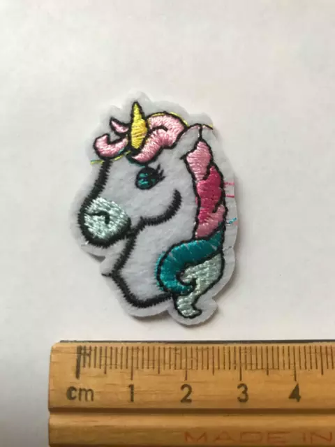 Unicorn embroidery iron on patch