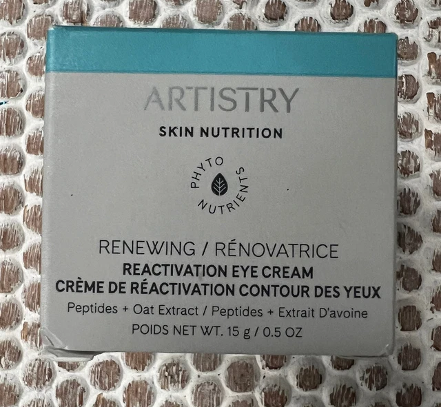 AMWAY ARTISTRY SKIN Nutrition Renewing Reactivation Eye Cream 0.5 oz