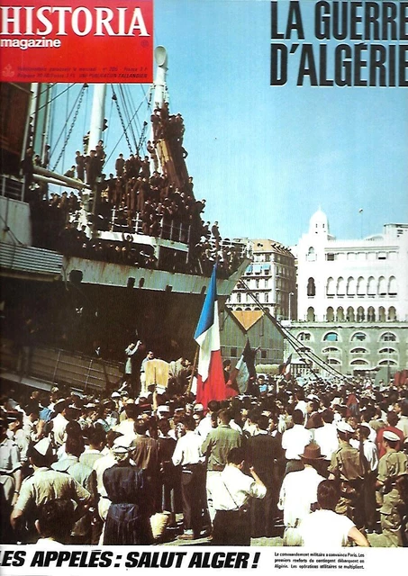 Magazine n° 205 HISTORIA Spécial LA GUERRE D'ALGERIE-Jules TALLANDIER 12/1971