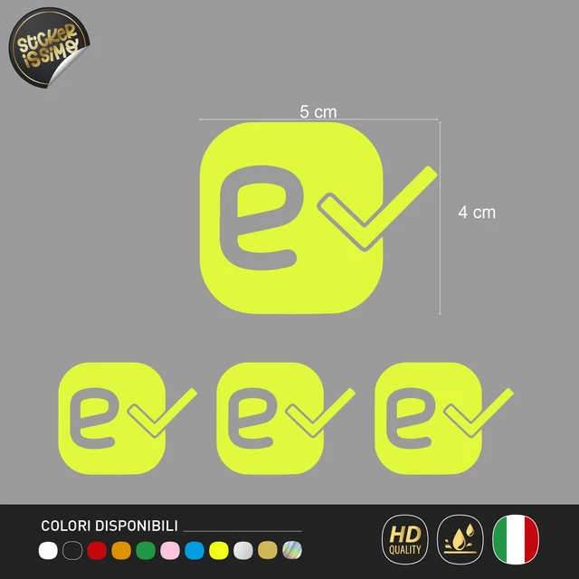 Adesivo EASY PARK Da Interno Vetro Sticker Sosta Easypark SPEDIZIONE RAPIDA - Foto 4