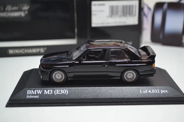 Miniature Minichamps 1/18 - BMW M3 1987 Zakspeed E.v.d.Poele - Diecast - Réf 80 43 0 396 026