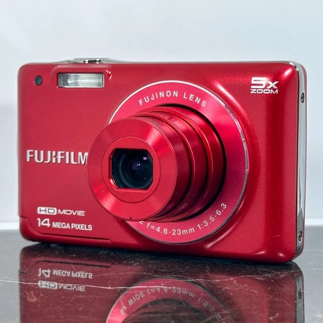 FUJIFILM FINEPIX JX600 Red Compact Digital Camera Excellent