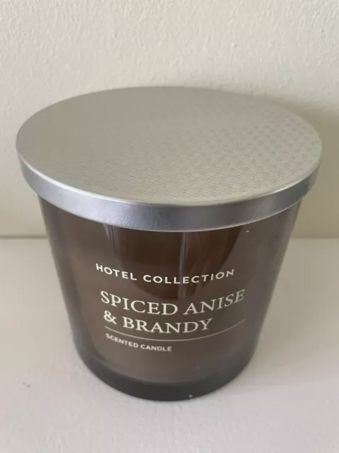 Hotel Collection Extra Large 3 Wick Spiced Anise & Brandy Candle 600g