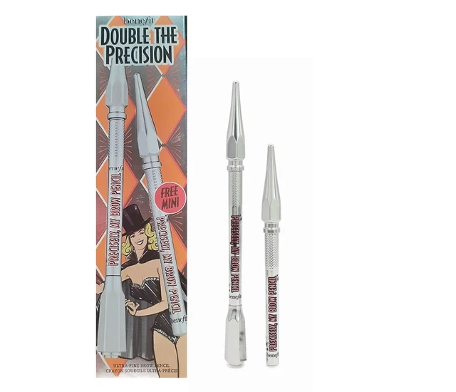 Benefit - Double The Precision Augenbrauen-Bleistift-Set (2,5 Blond - FullSize & Mini)