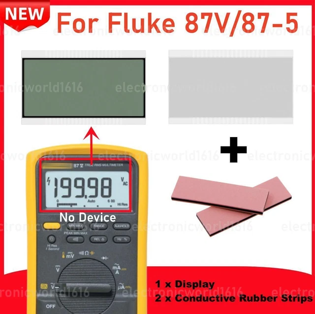 Per Fluke 87V/87-5 TRMS multimetro industriale parte riparazione schermo display LCD nuovo