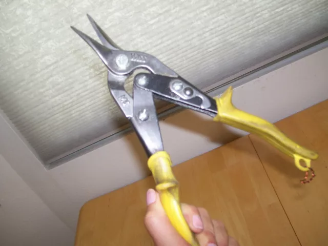 Pre-Owned M3 Aviation Snips Straight Cut Tool Made in USA Metal Cutting Craft