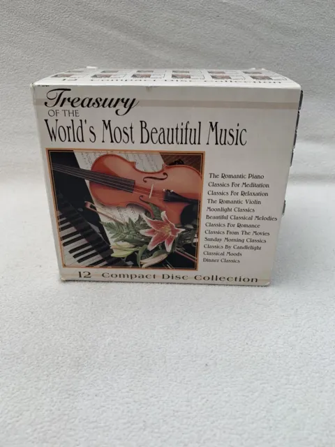 Treasury OF THE World's Mast Beautiful Music Composer classical music box 12￼ CD