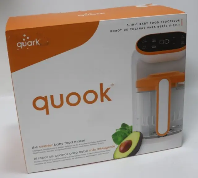 Procesador de alimentos para bebé Quark Quook 5 en 1 - totalmente nuevo - envío gratuito
