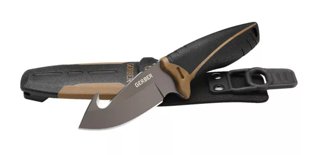 GERBER MYTH FULL Tang Fixed Blade Pro Knife - Gut Hook - Sharpener  31-001095 AU $68.95 - PicClick AU