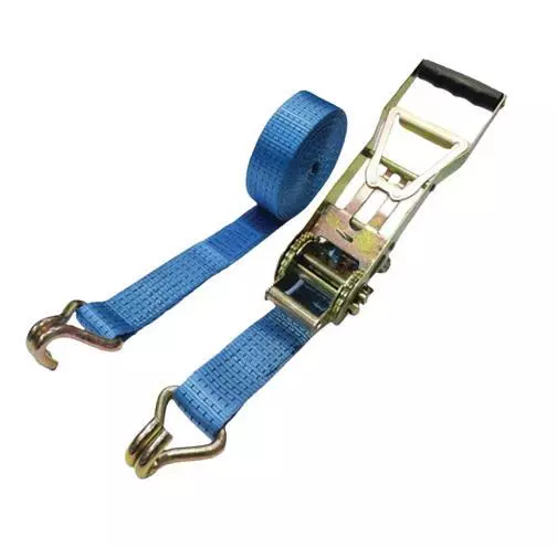 1 x 8M 5T Heavy Duty Ergo / Ergonomic Ratchet Strap with Claw Hooks