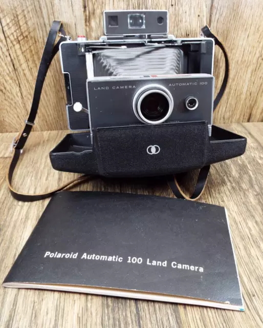 Polaroid Vintage Automatic 100 Land Camera W/ MANUAL