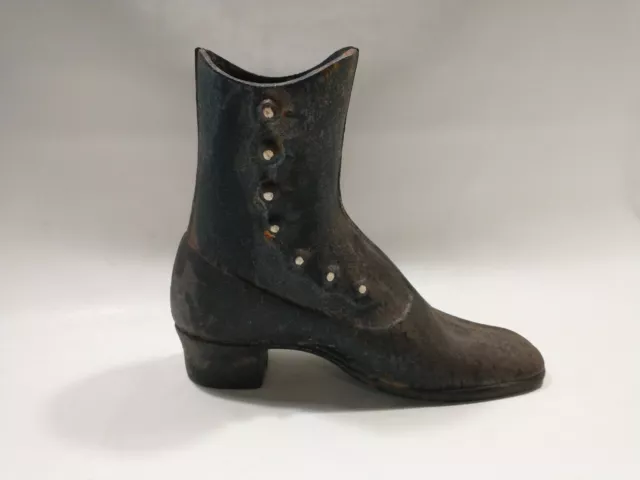 VICTORIAN CAST IRON FIRESIDE HEARTH BOOT MATCHHOLDER DOORSTOP Heavy Antique