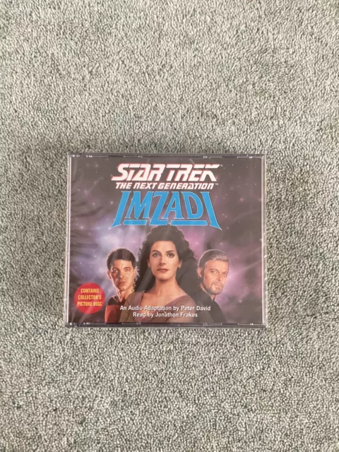 Star Trek The Next Generation Imzadi 3 x Cd Audio Book Read By Jonathon Frakes