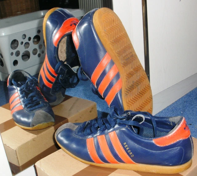 SELTENE ADIDAS REKORD Sneaker Hallenschuhe Sportschuhe Vintage Gr