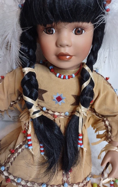 American Princess Porcelain Doll #12307 Winema Heritage Signature Collection COA 2
