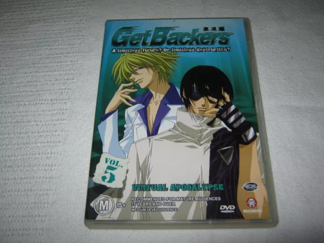 GET BACKERS - DVD Set (Season 1) 4-disk, 24 Episodes - MANGA ANIME English  702727146923