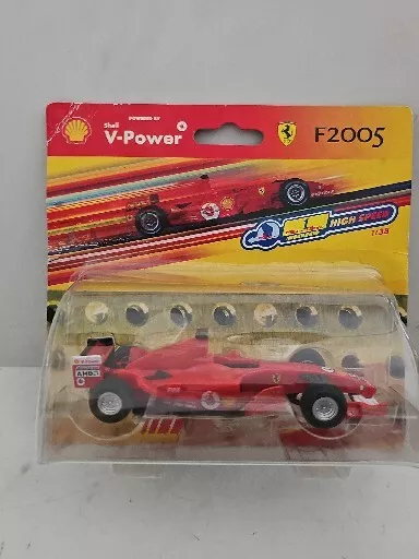 F1 Formula 1 Ferrari F2005 Shell V-power model car 1:38 scale (unopened)