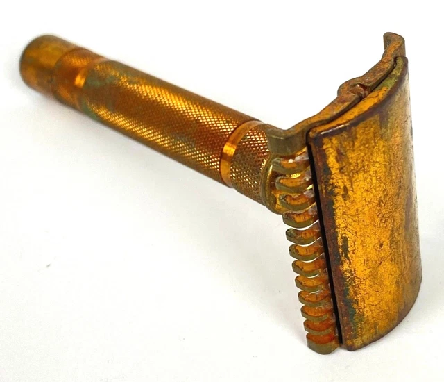 1930's Gillette Open Comb Big Boy? Double Edge Safety Razor USA Made