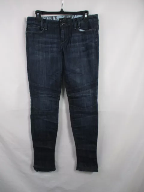 Joes Womens Jeans 29 Blue Whiskers Chelsea Fit Skinny Leg Dark Wash Denim