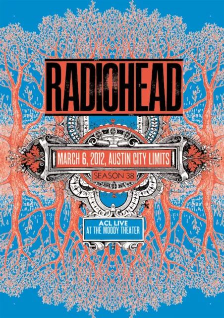 Radiohead 2012 Austin Repro Tour Poster