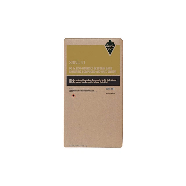 TOUGH GUY 33NU41 Sweeping Compound,Sawdust,50 lb,Box