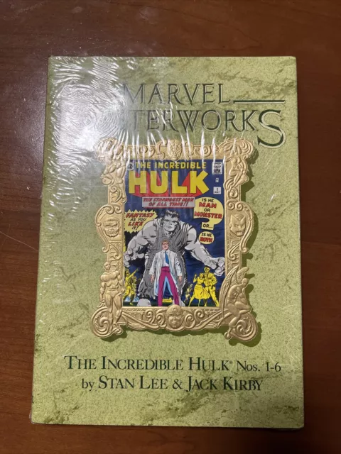 Marvel Masterworks Vol 8 HC - Incredible Hulk Nos 1-6 Stan Lee Jack Kirby Sealed